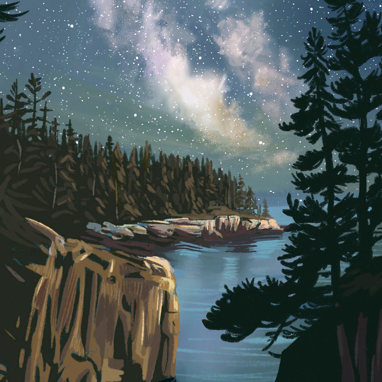 Acadia National Park (Raven's Nest), Maine Print