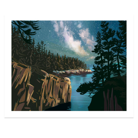 Acadia National Park (Raven's Nest), Maine Print