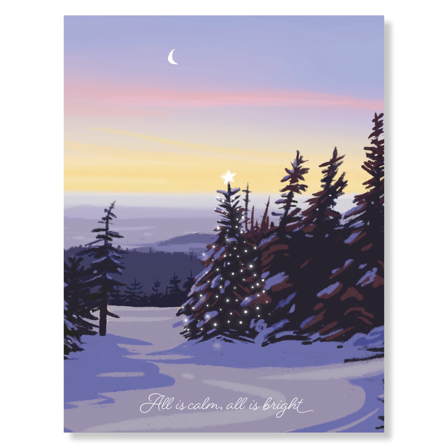 All is Calm, All is Bright Holiday Card