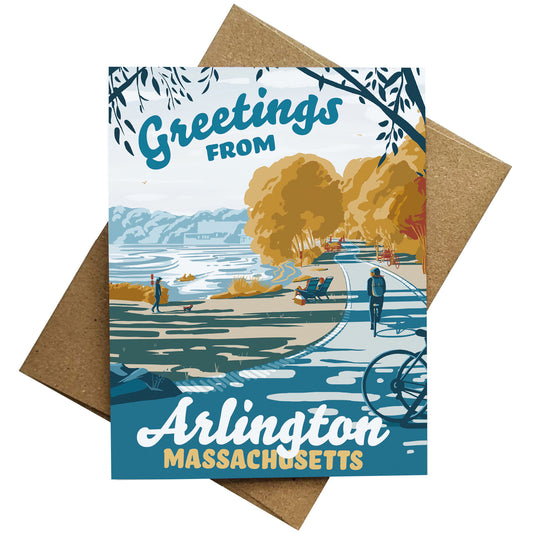 Arlington, Massachusetts Greeting Card