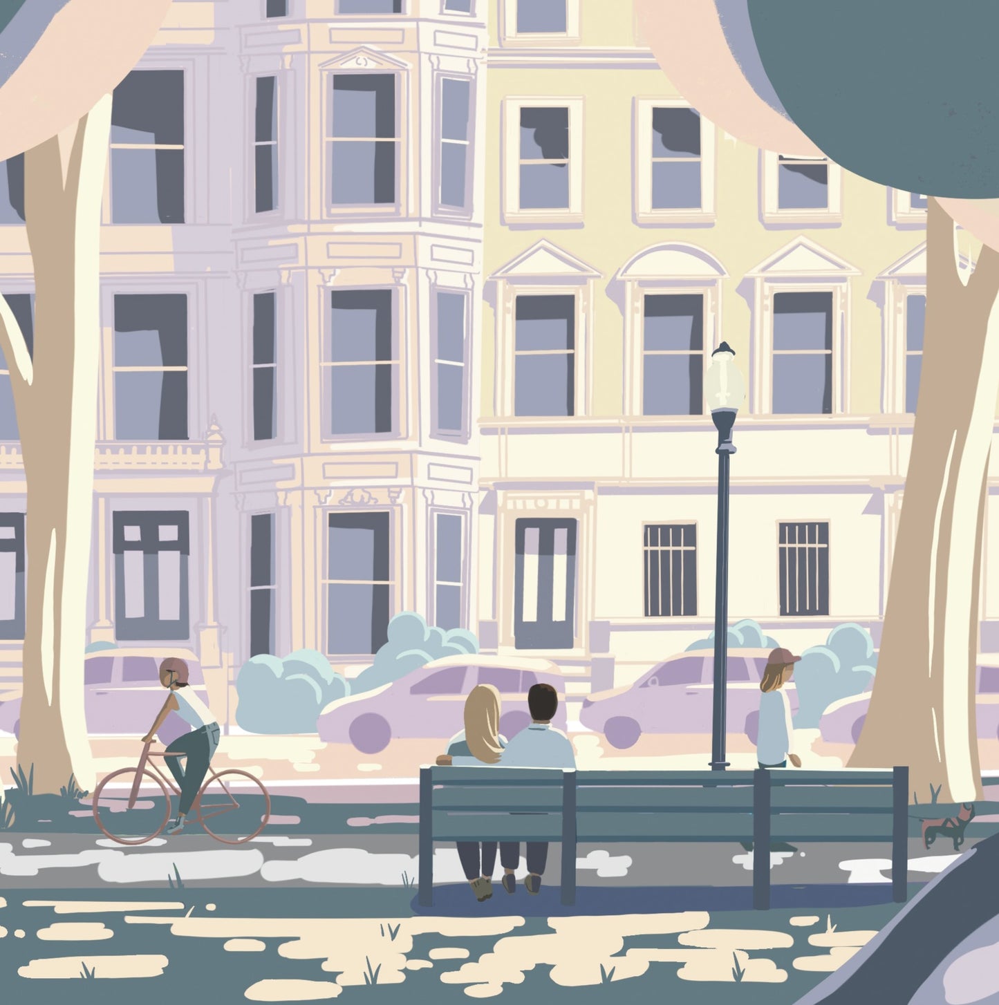 Back Bay, Boston Print