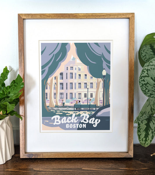 Back Bay, Boston Print