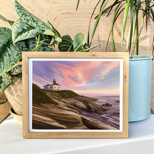 Beavertail Lighthouse, Rhode Island Print