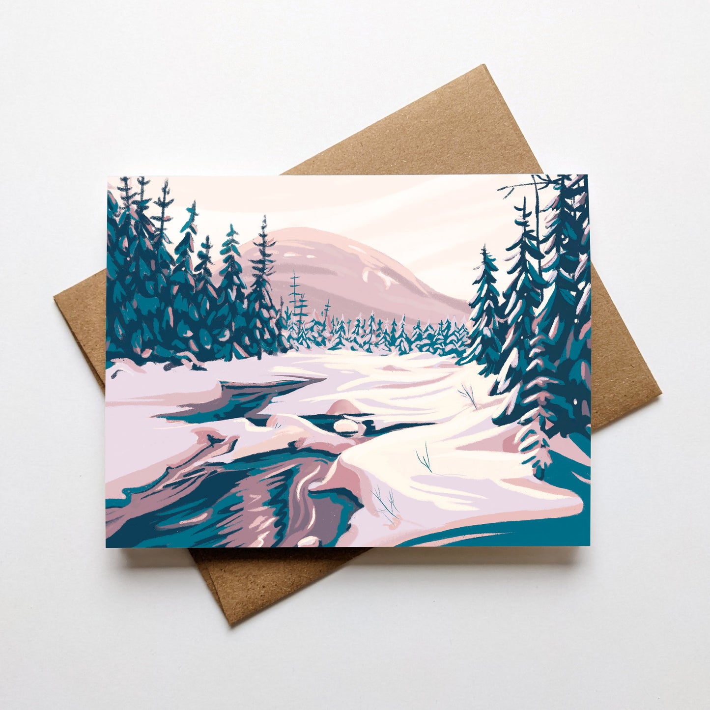 Cascade Brook Trail, New Hampshire Notecard