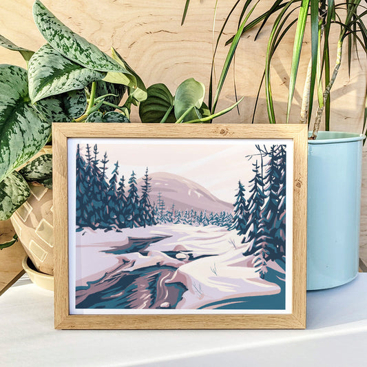 Cascade Brook Trail, New Hampshire Print