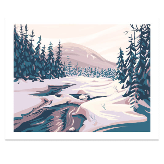 Cascade Brook Trail, New Hampshire Print