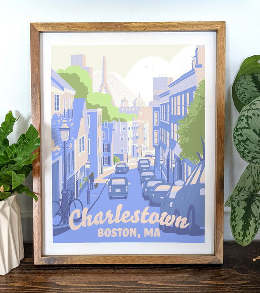 Charlestown, Boston Print