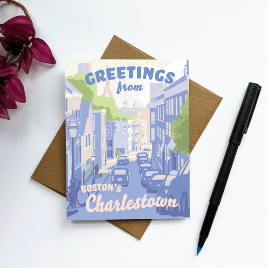 Charlestown, Boston Greeting Card