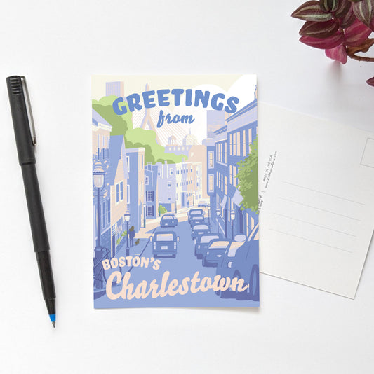 Charlestown, Boston Postcard