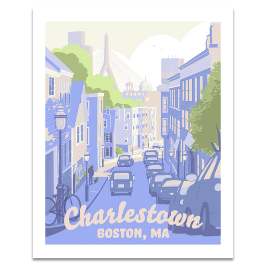 Charlestown, Boston Print