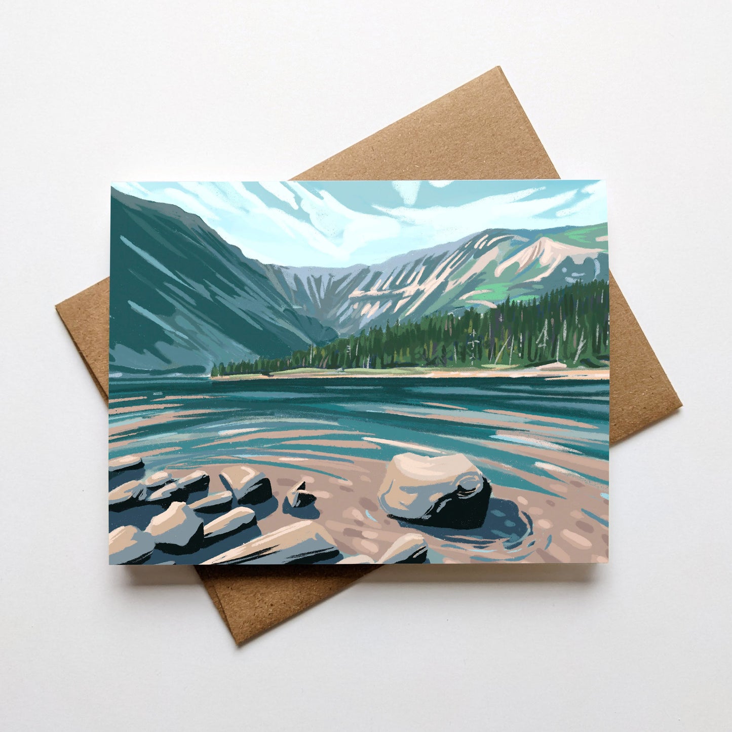 Chimney Pond, Maine Notecard