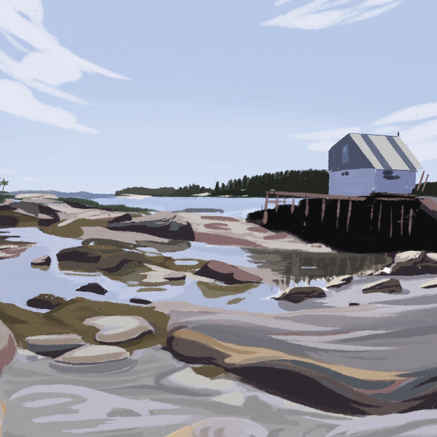 Deer Isle, Maine Print
