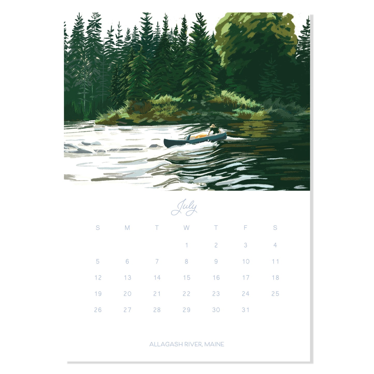PREORDER: 2026 Desk Calendar, "A Year in New England"