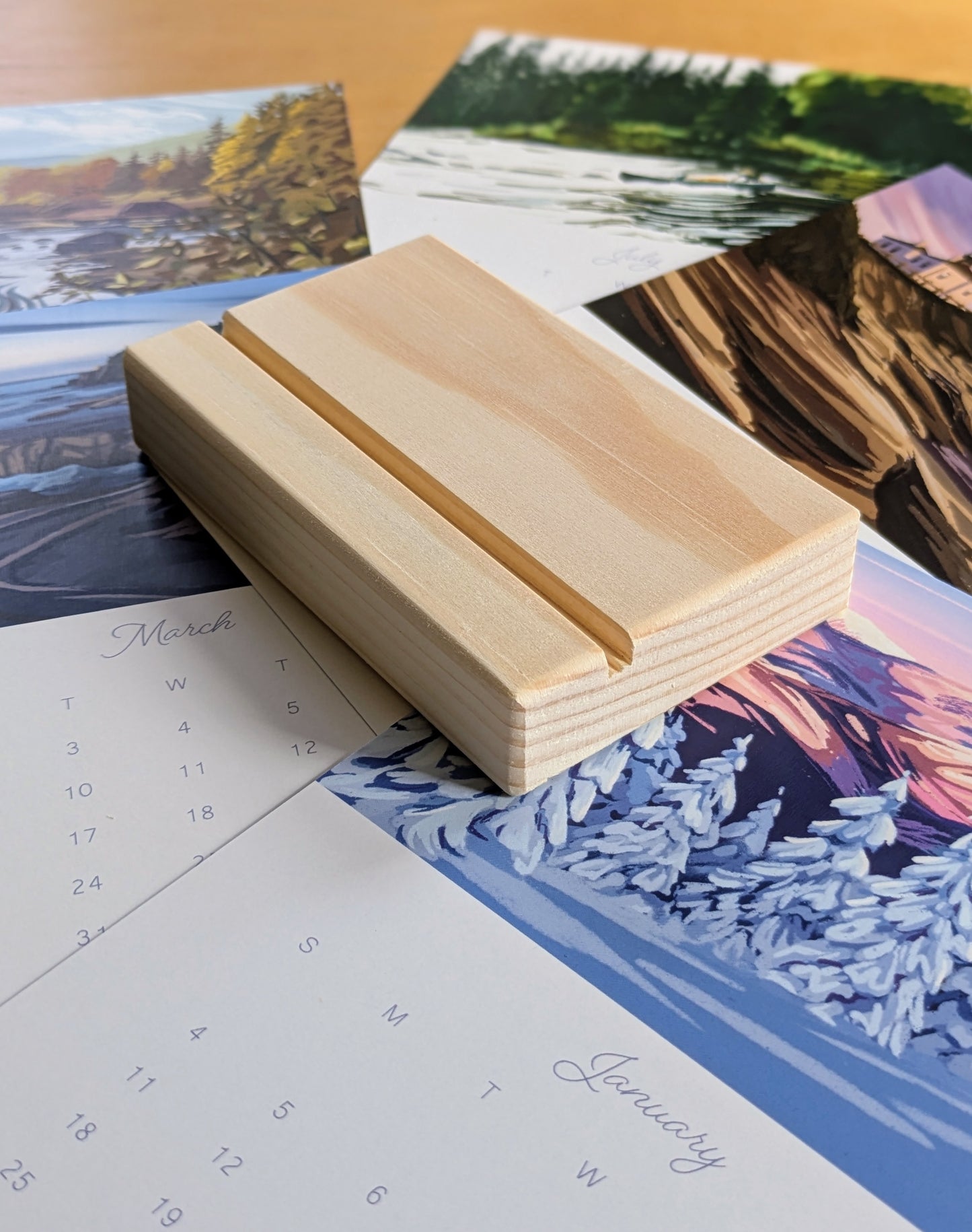 2026 Desk Calendar, "A Year in New England"