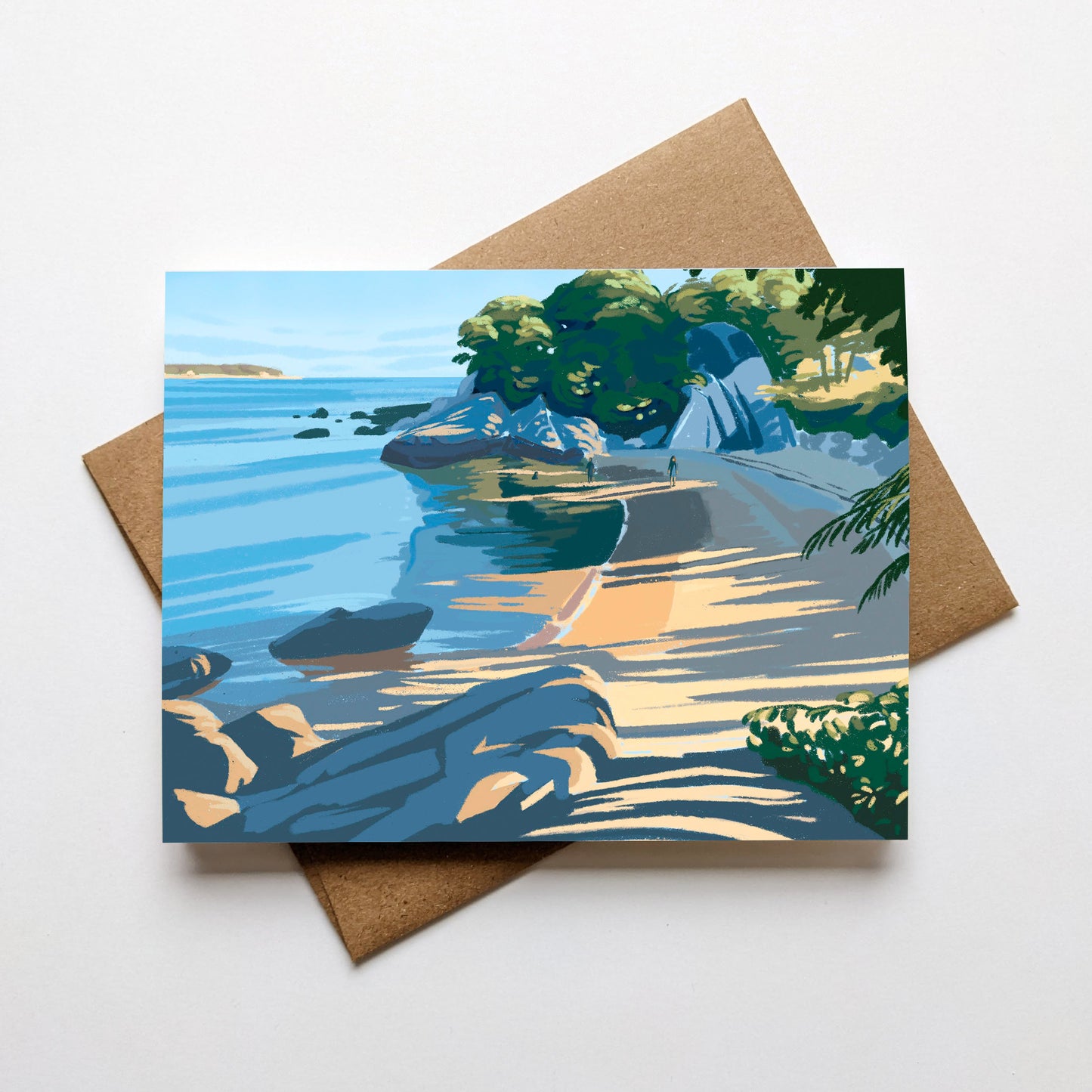 Half Moon Beach, Massachusetts Notecard