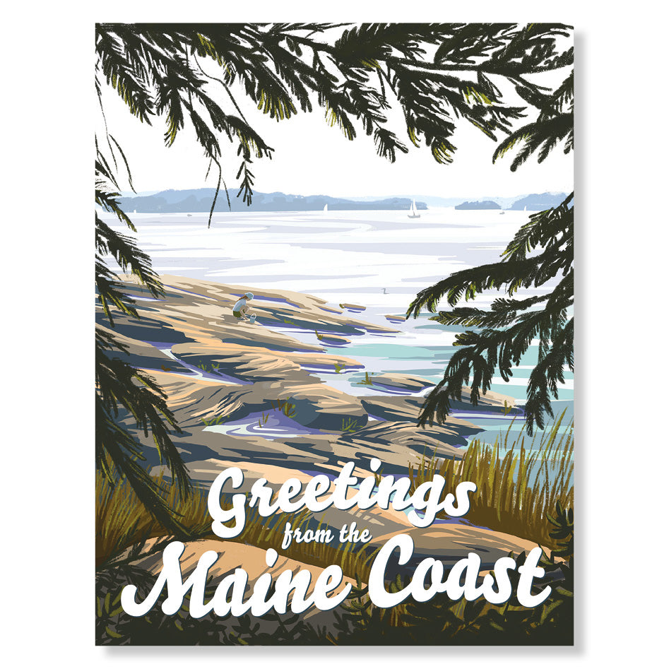 Coastal Maine Greeting Card