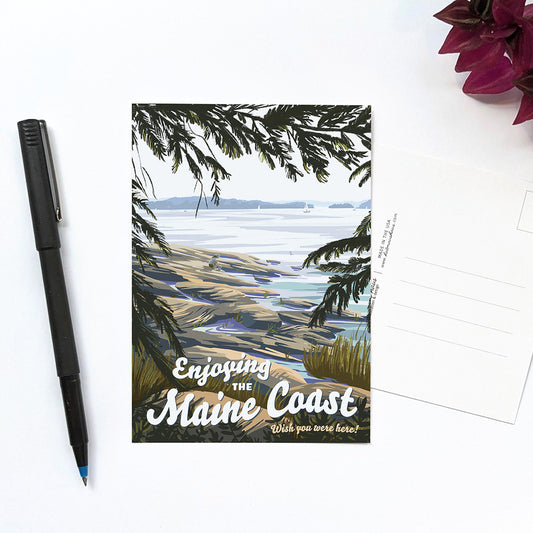 Coastal Maine Postcard