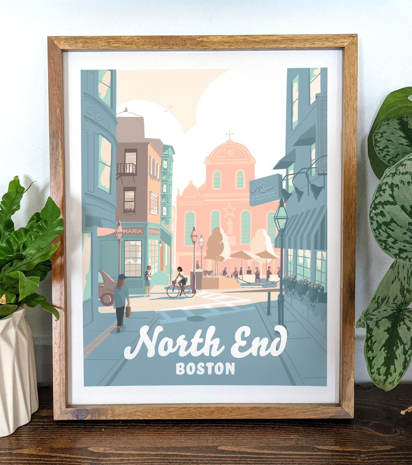 North End, Boston Print