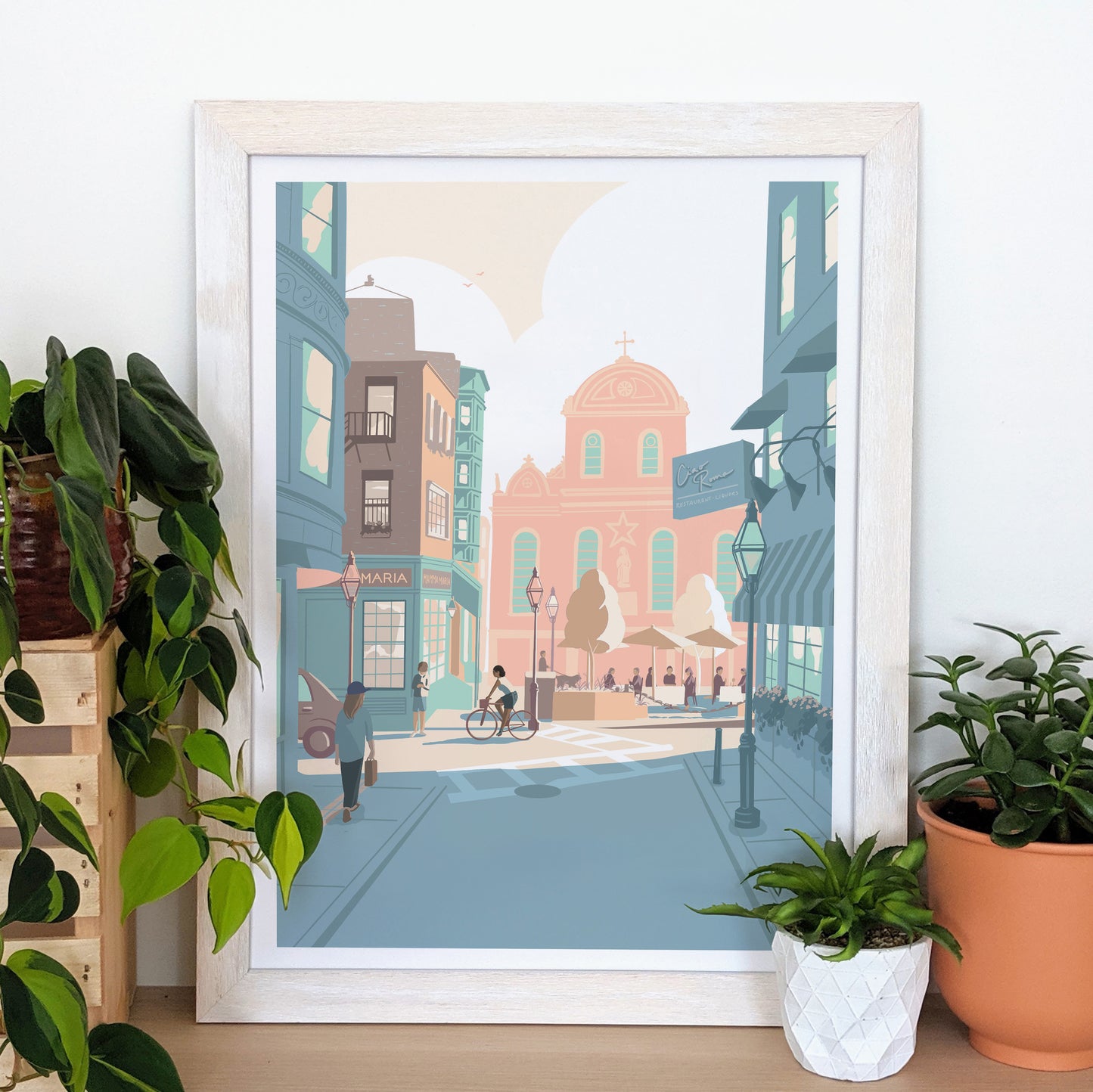 North End, Boston Print