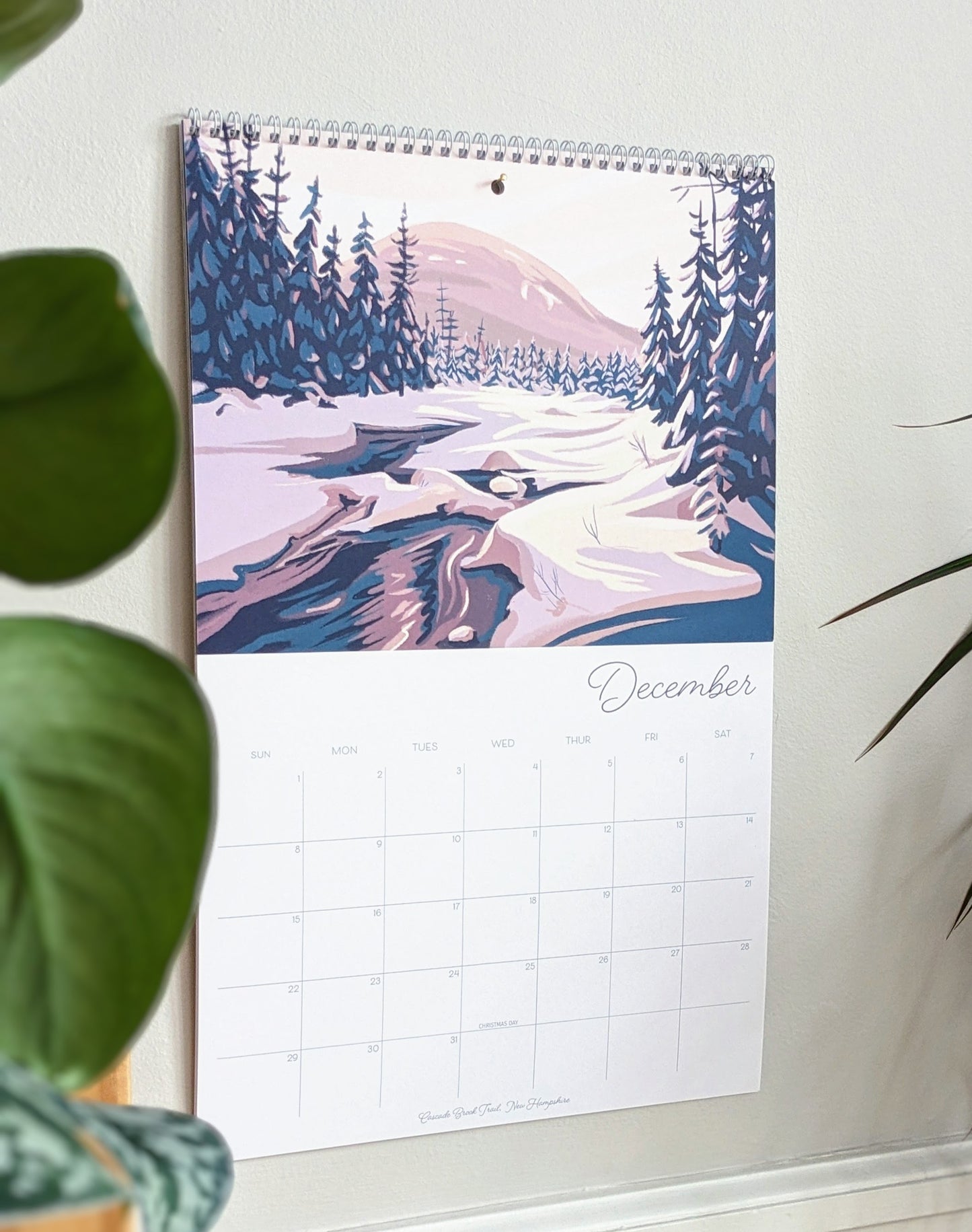 2024 Wall Calendar, "A Year in New England"