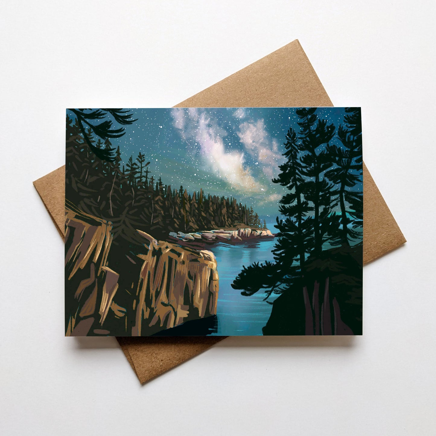 Acadia National Park (Raven's Nest), Maine Notecard