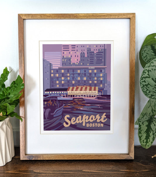 Seaport, Boston Print