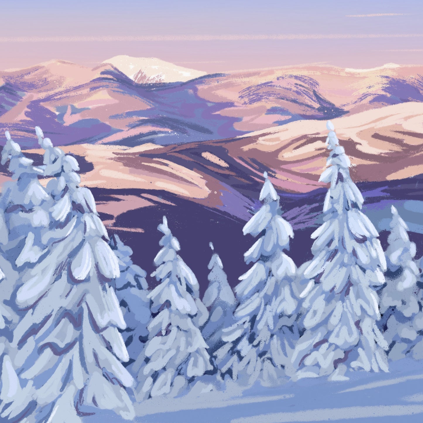 Speckled Mountain, Maine Print