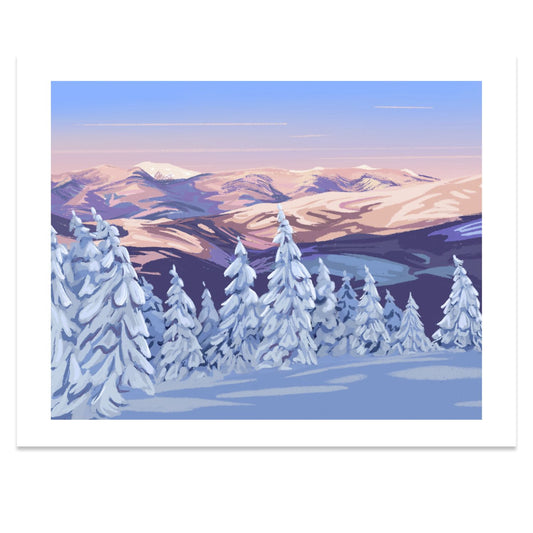 Speckled Mountain, Maine Print
