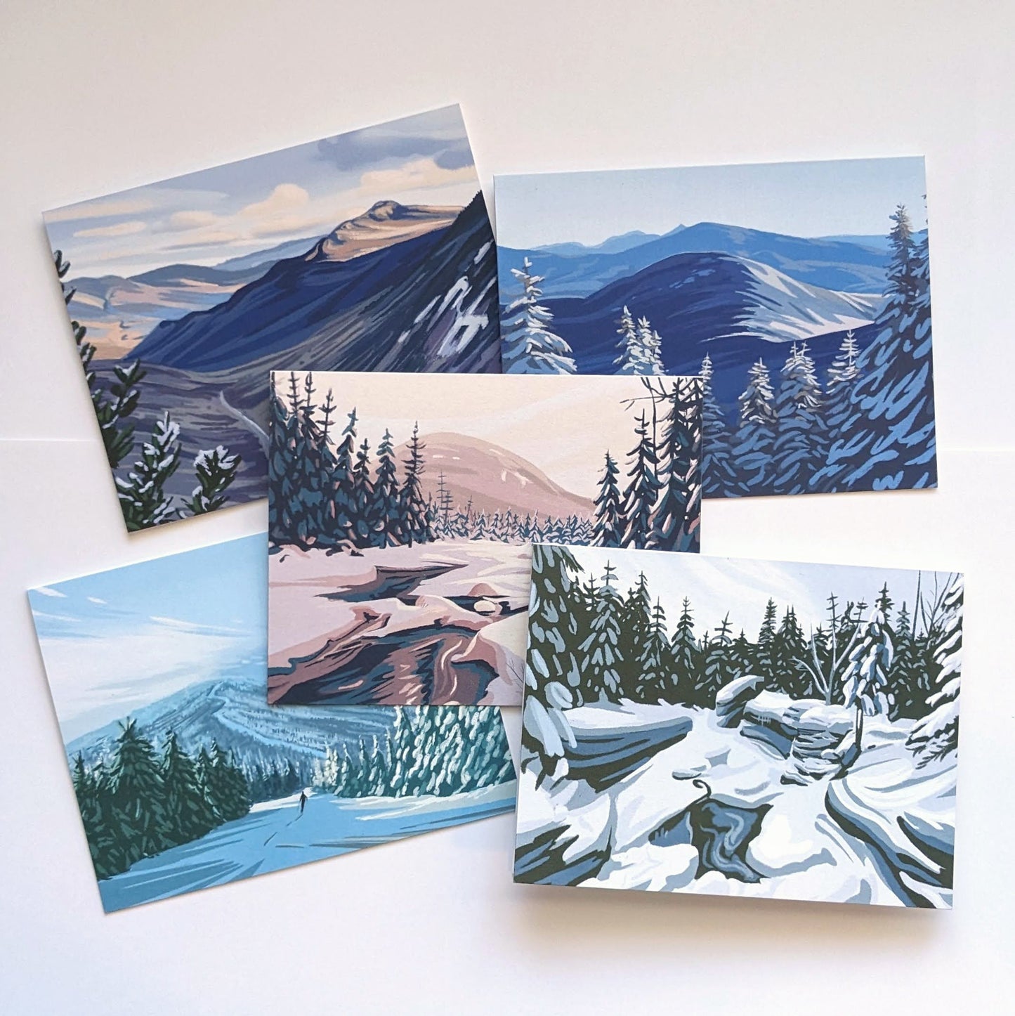 New England Winter Wonderland Notecard Set
