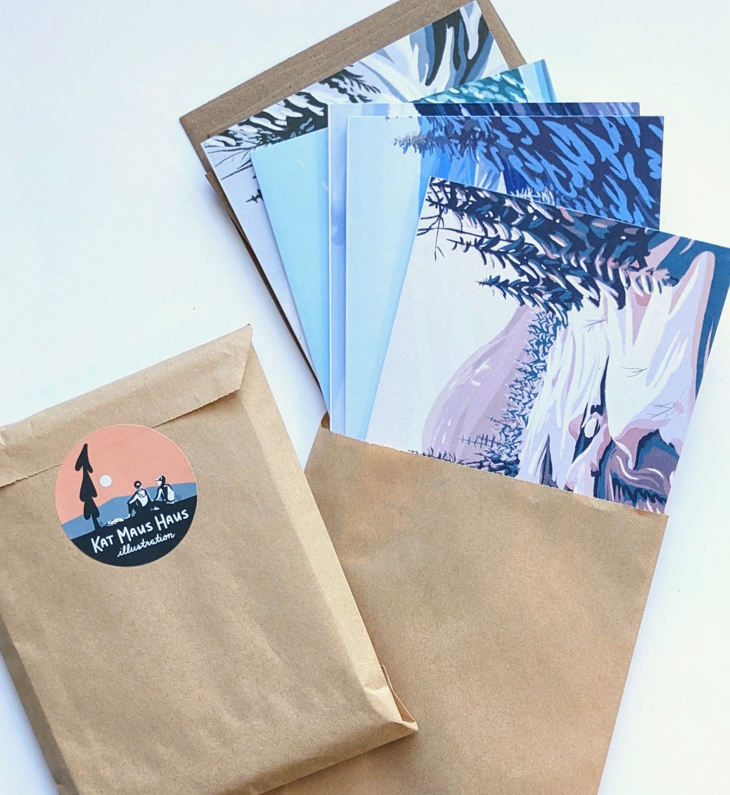 New England Winter Wonderland Notecard Set
