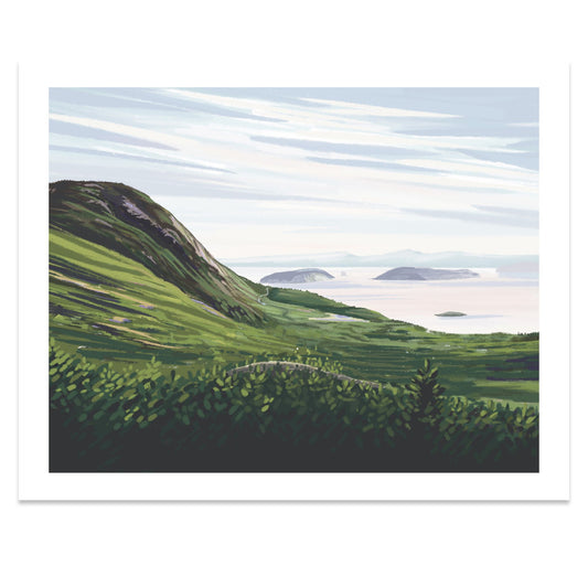 Acadia National Park (Beehive View), Maine Print