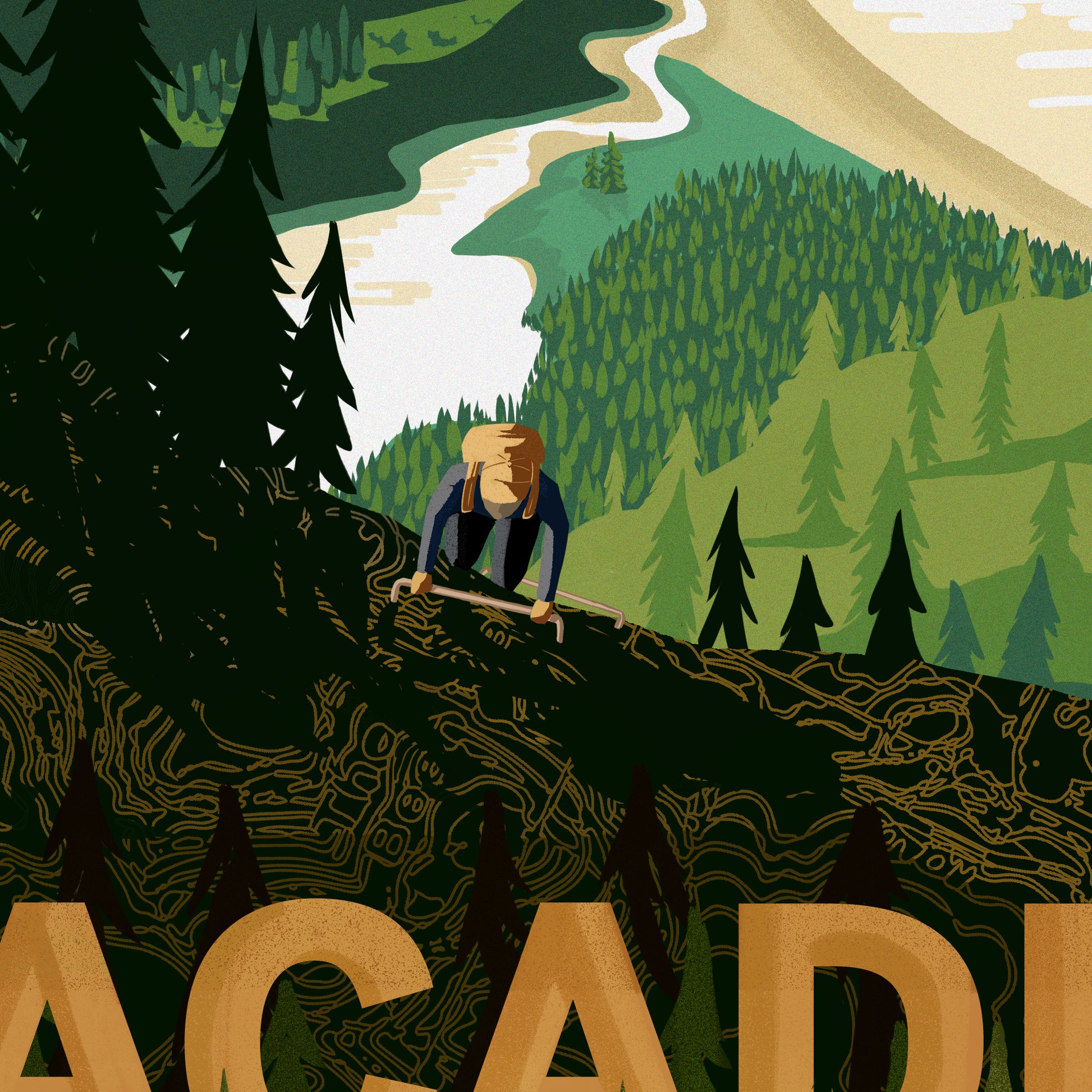 Acadia National Park  Print Detail 1 - Kat Maus Haus