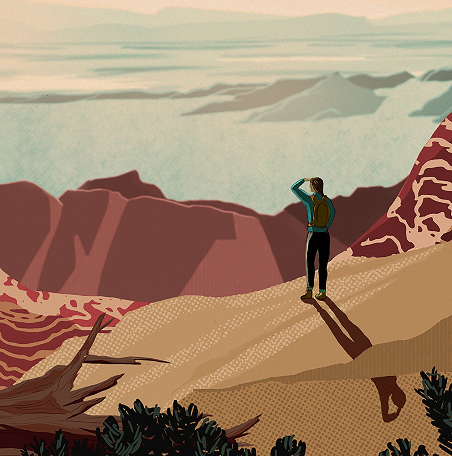 Arches National Park Print Detail 2 - Kat Maus Haus