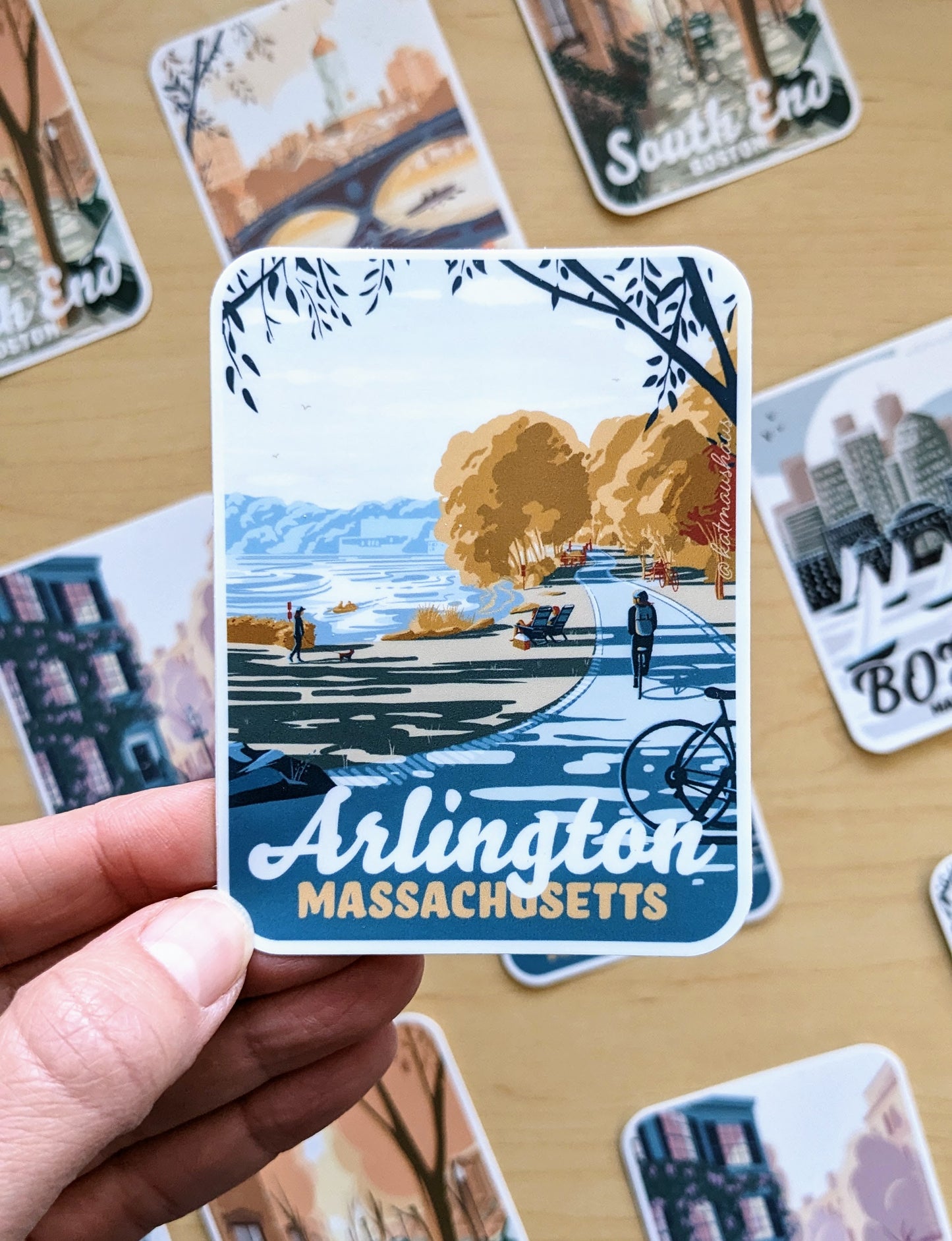 Arlington, Massachusetts Sticker