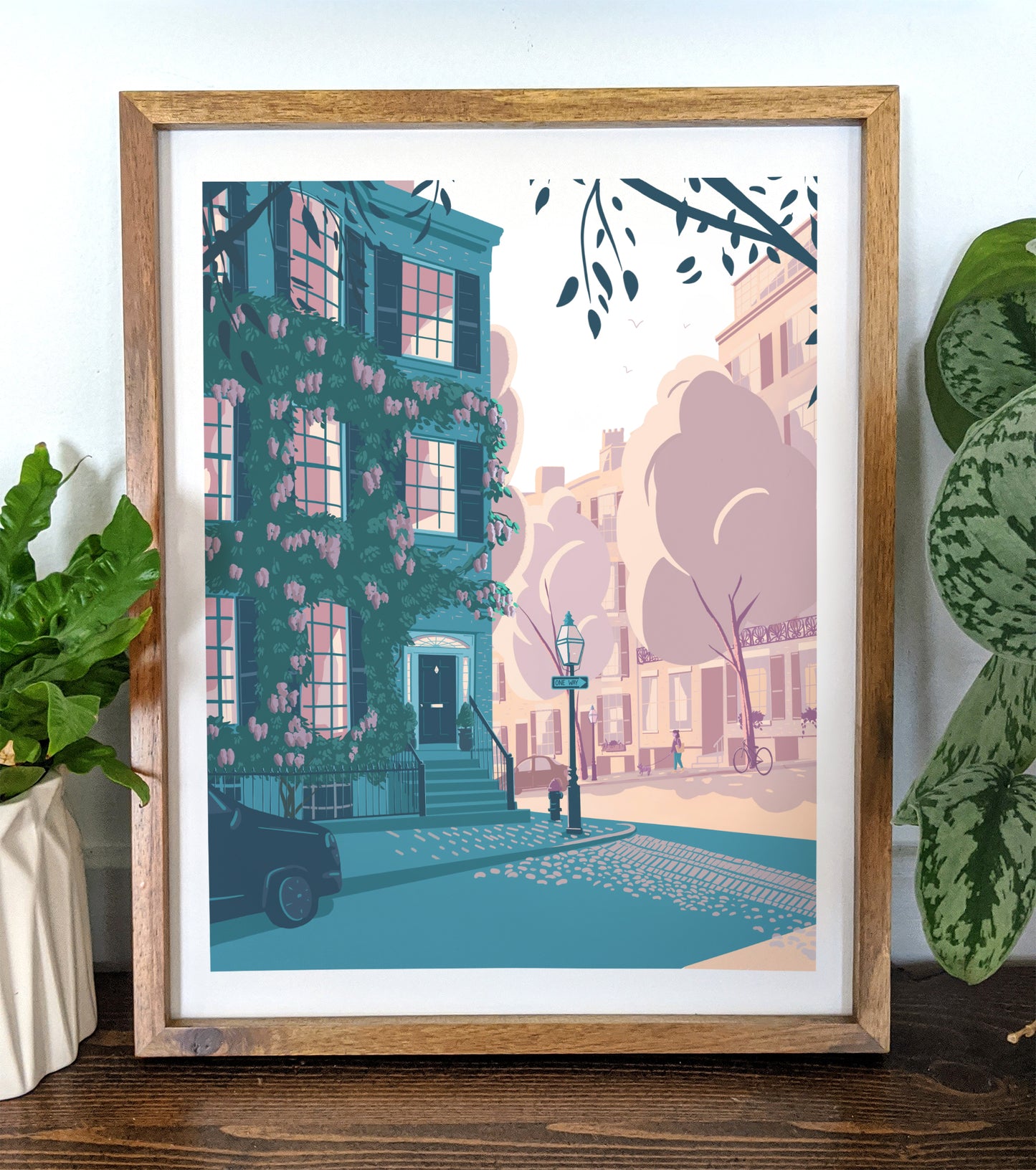 Beacon Hill, Boston Print