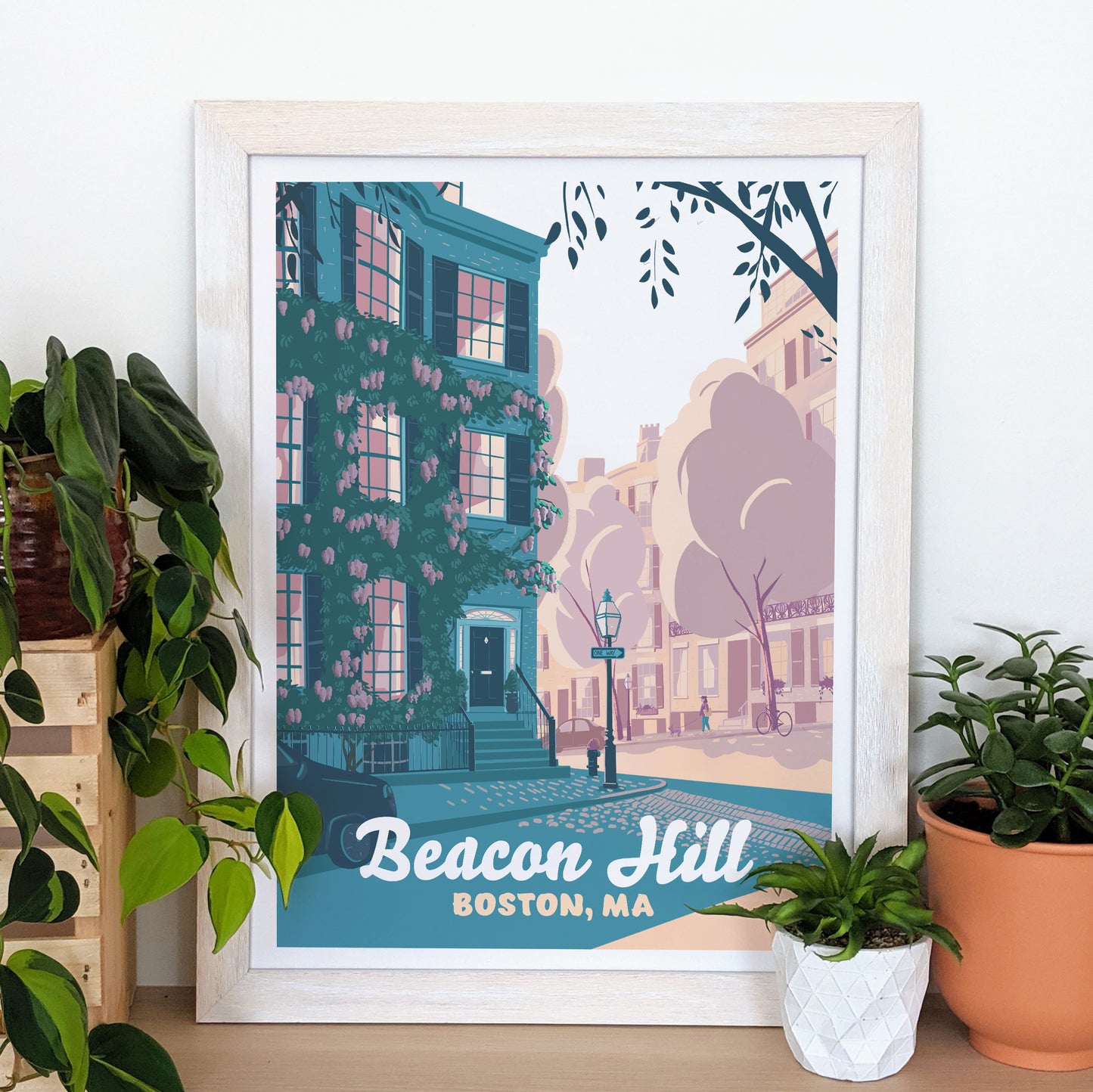 Beacon Hill, Boston Print