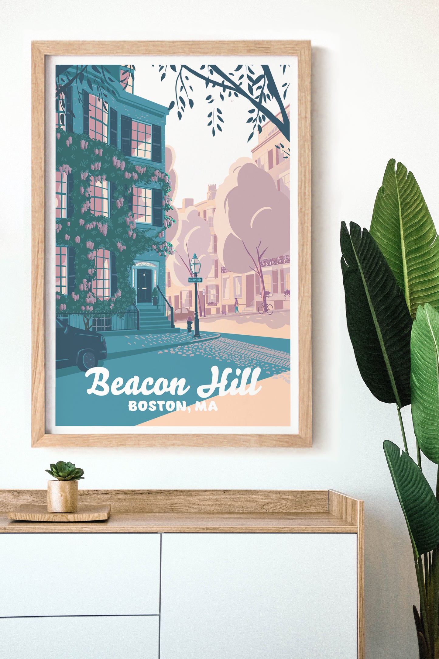 Beacon Hill, Boston Print