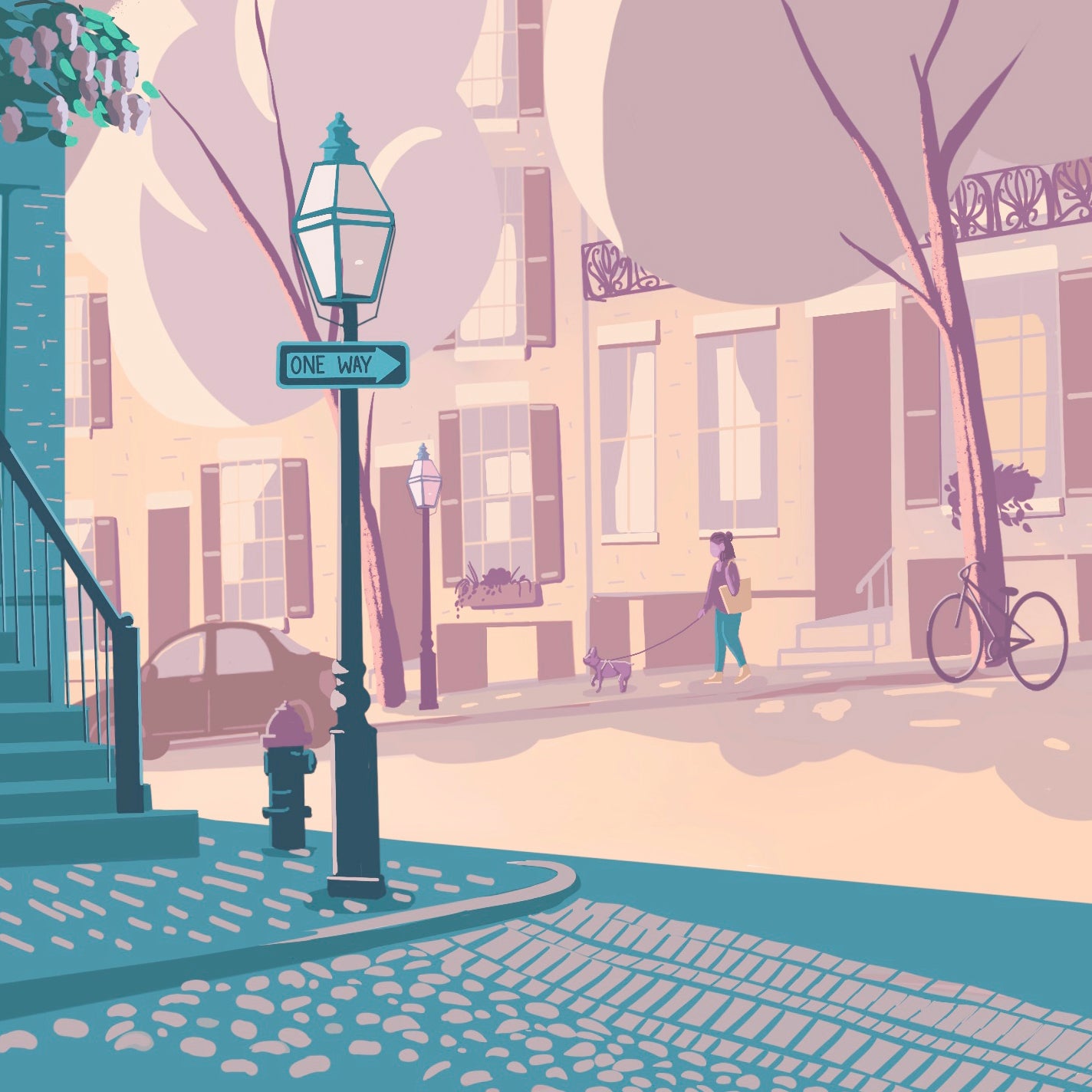 Beacon Hill, Boston Print