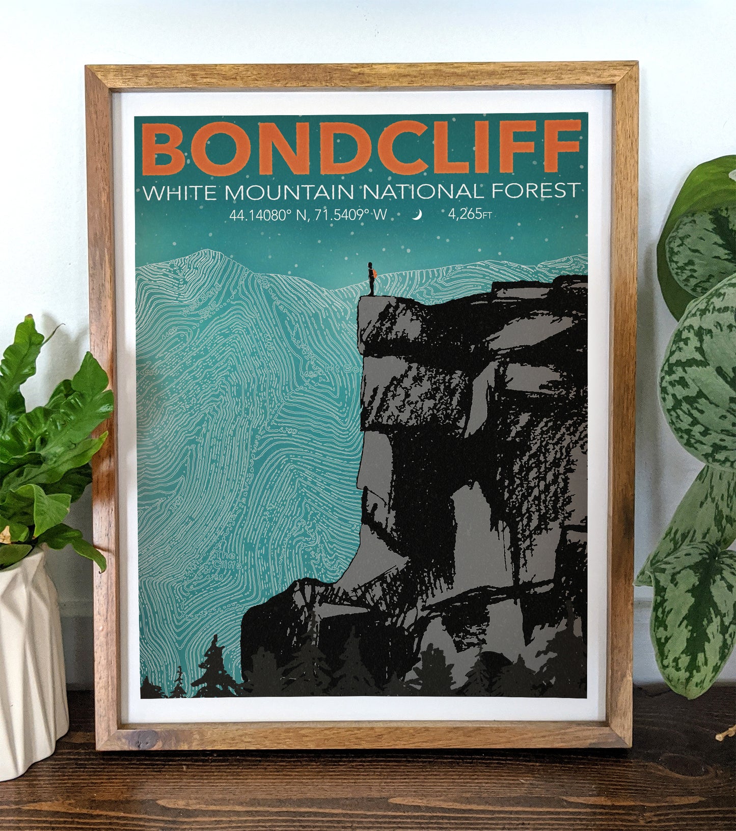 Bondcliff Mountain Print