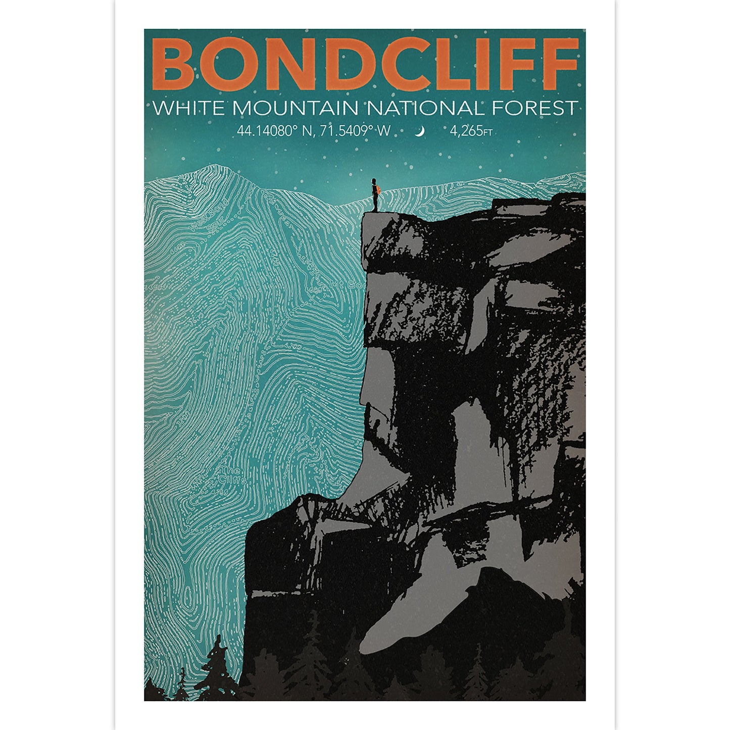 Bondcliff Art Print 12x18 - Kat Maus Haus