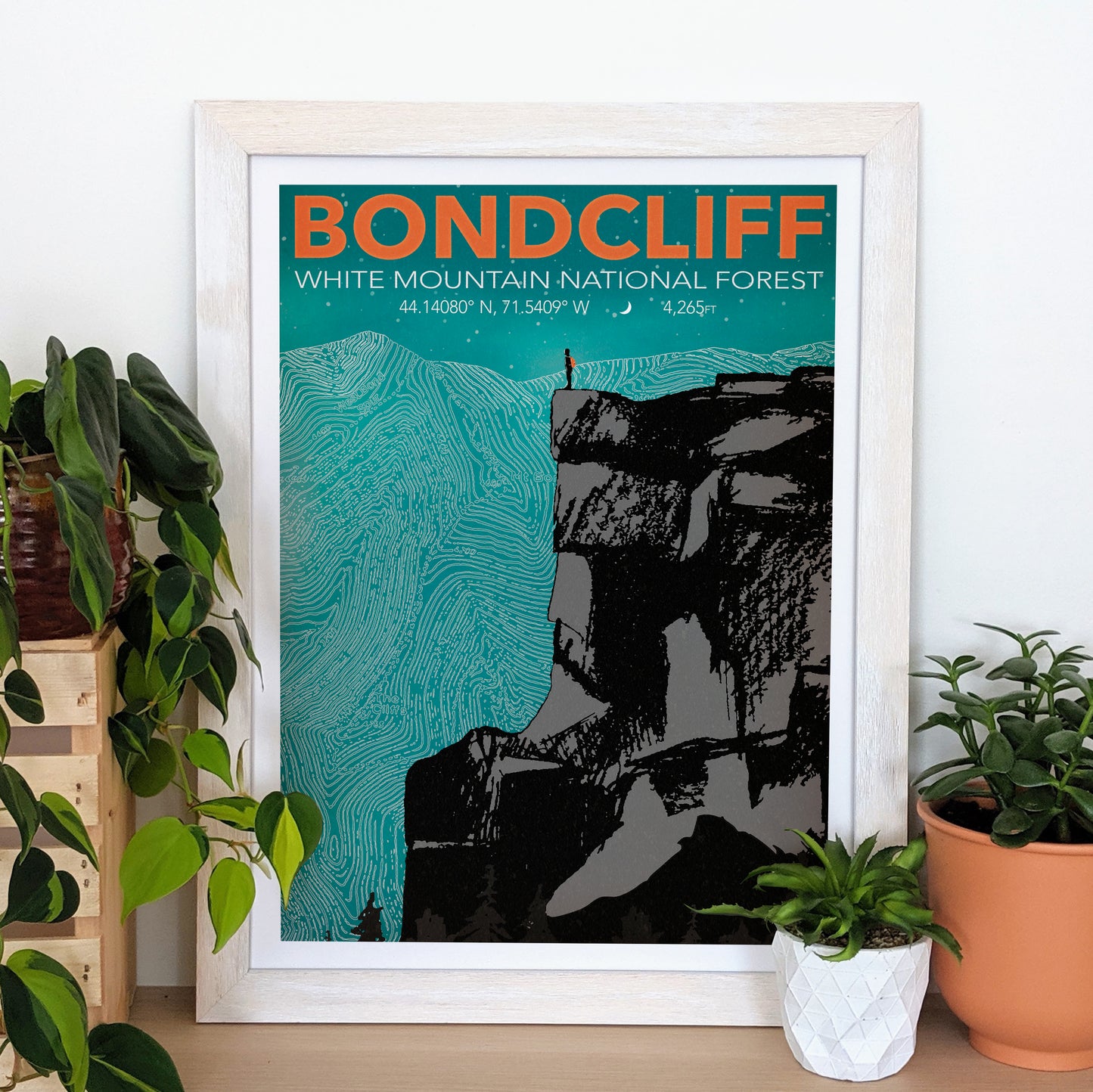 Bondcliff Mountain Print