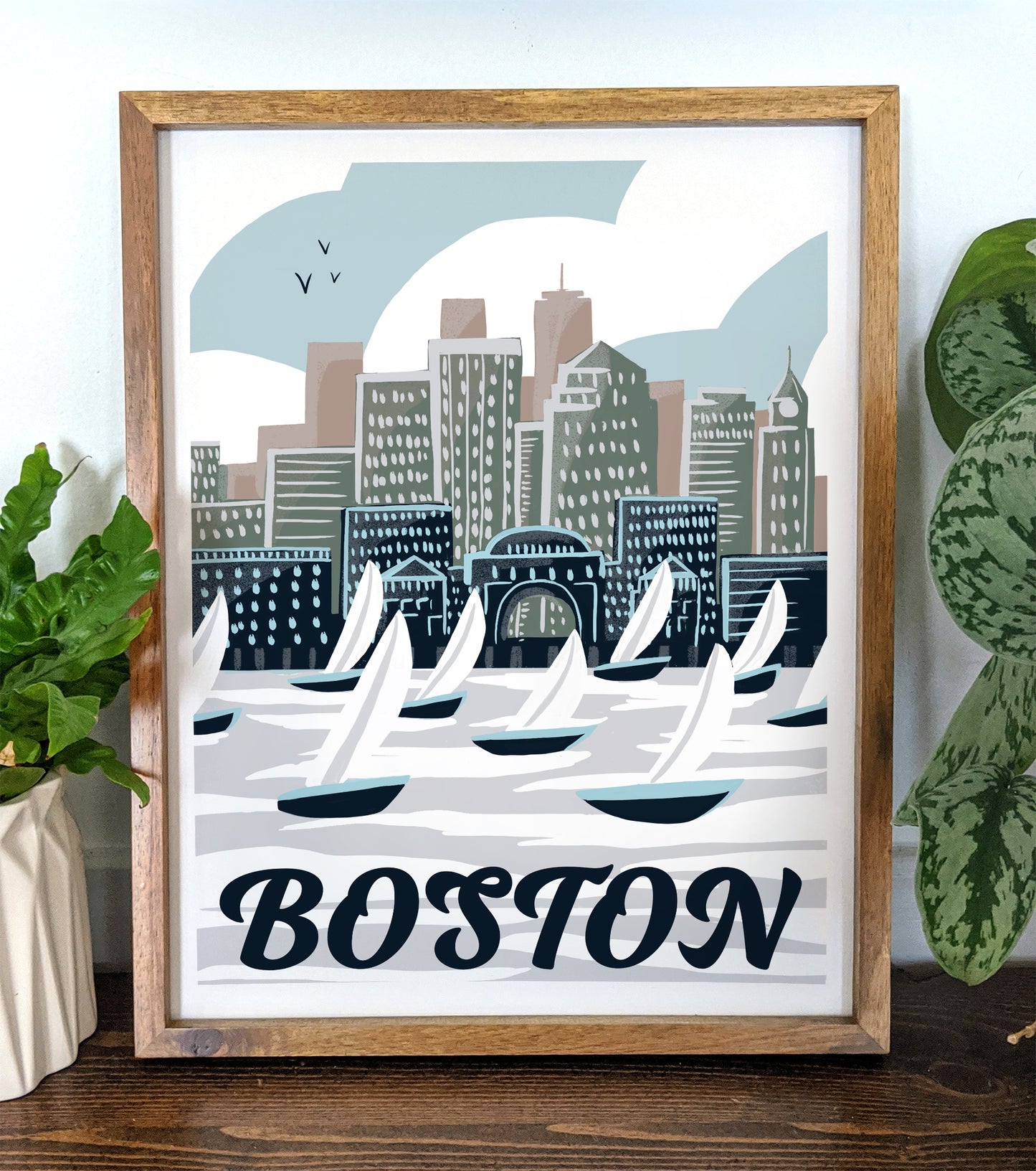Boston Harbor Print