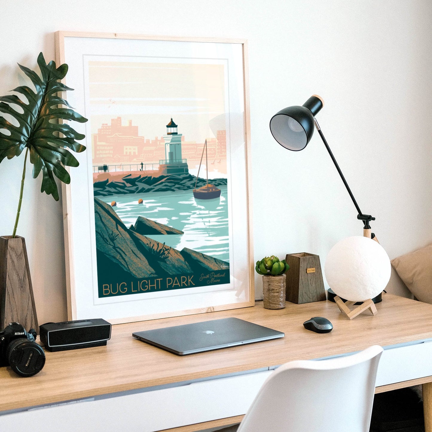 Bug Light Park, South Portland, Maine Print
