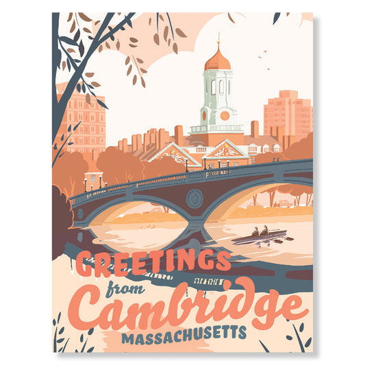 Cambridge, Massachusetts Greeting Card