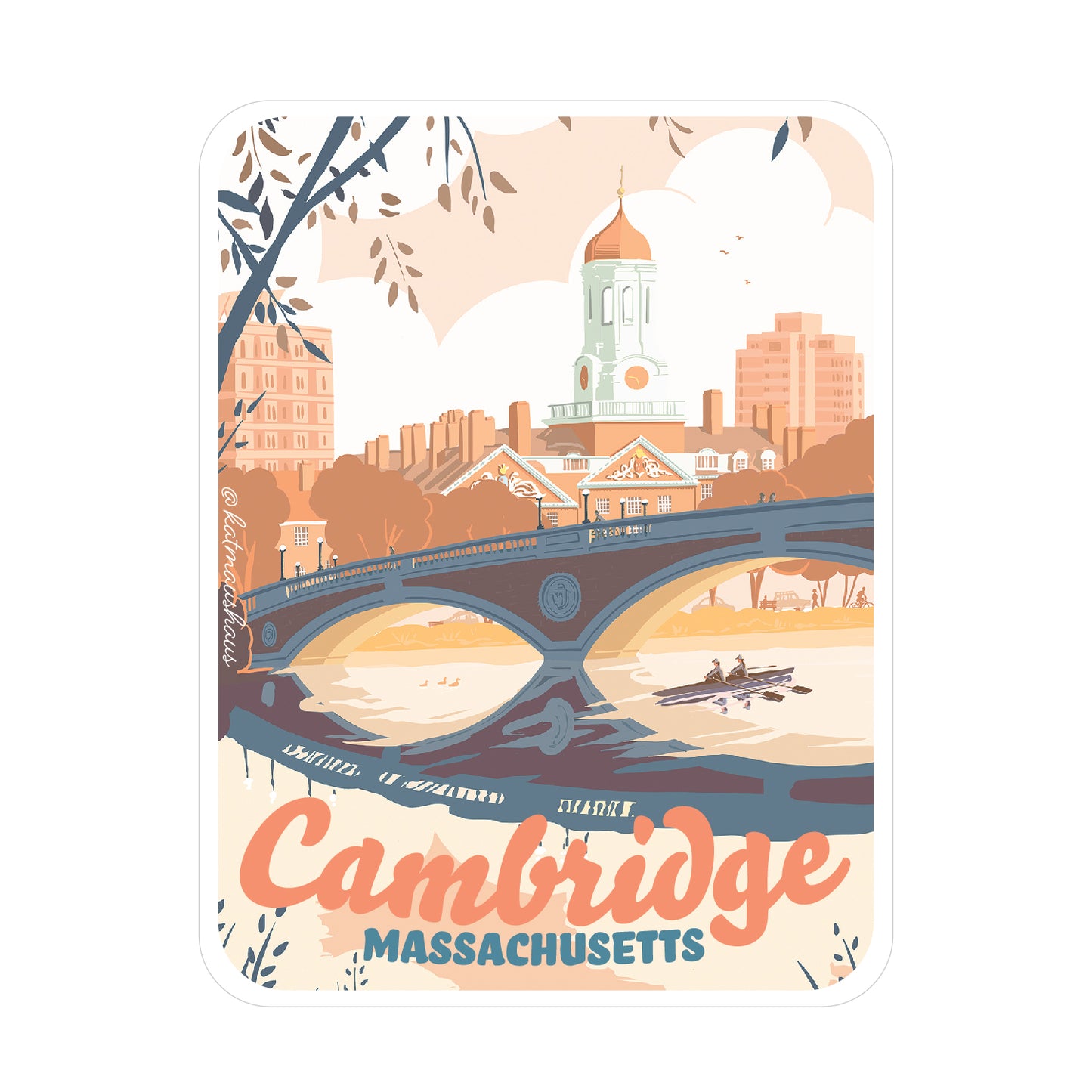 Cambridge, Massachusetts Sticker