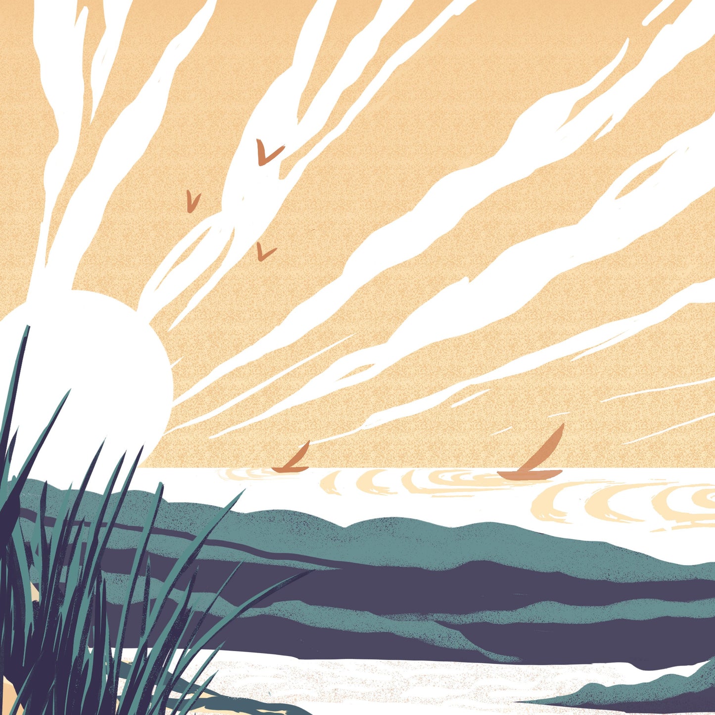 Cape Cod Print Detail 1 - Kat Maus Haus