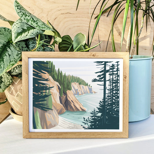 Cutler Coast, Maine Print