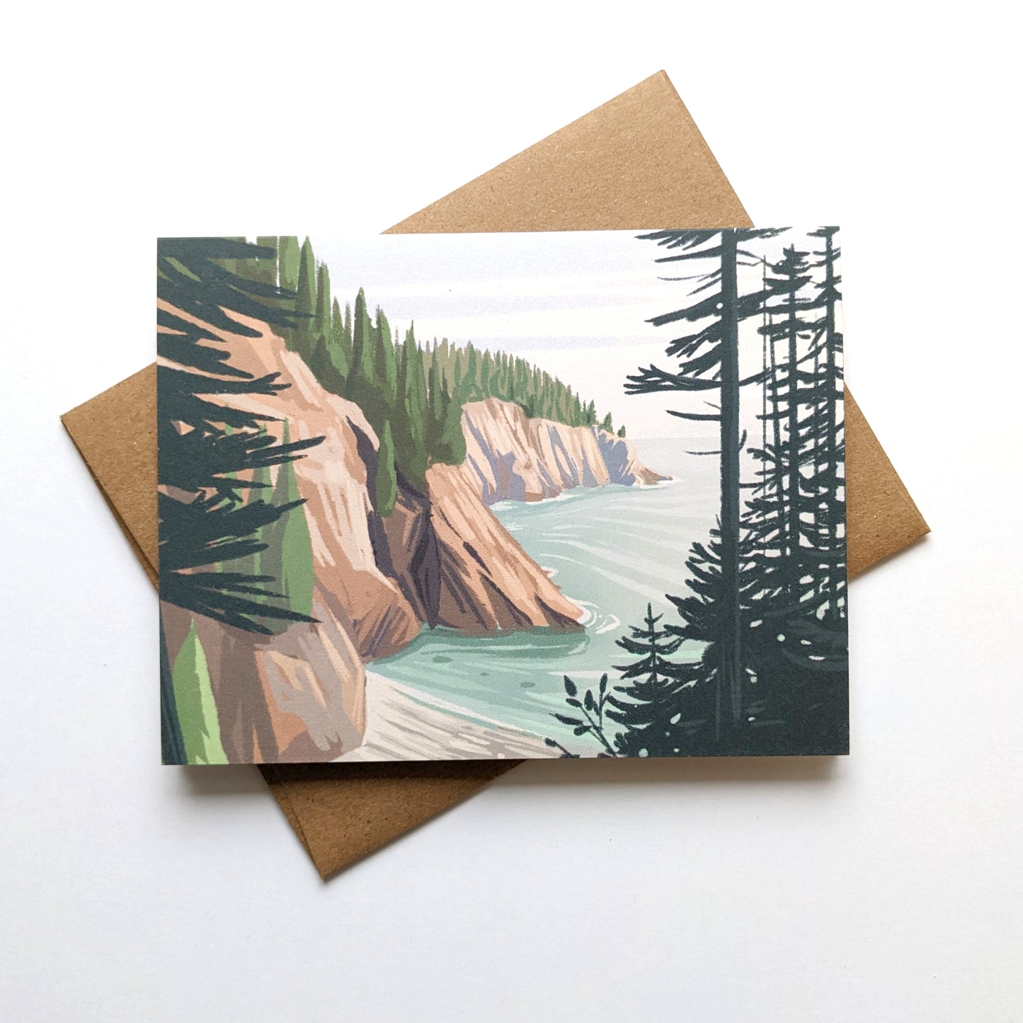 Cutler Coast, Maine Notecard