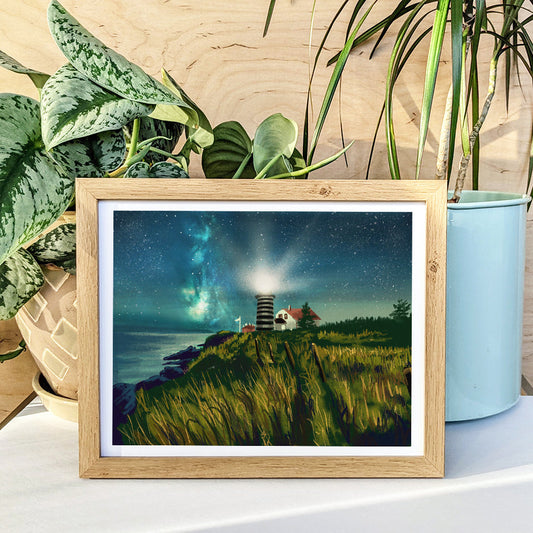 West Quoddy Head Light, Maine Print