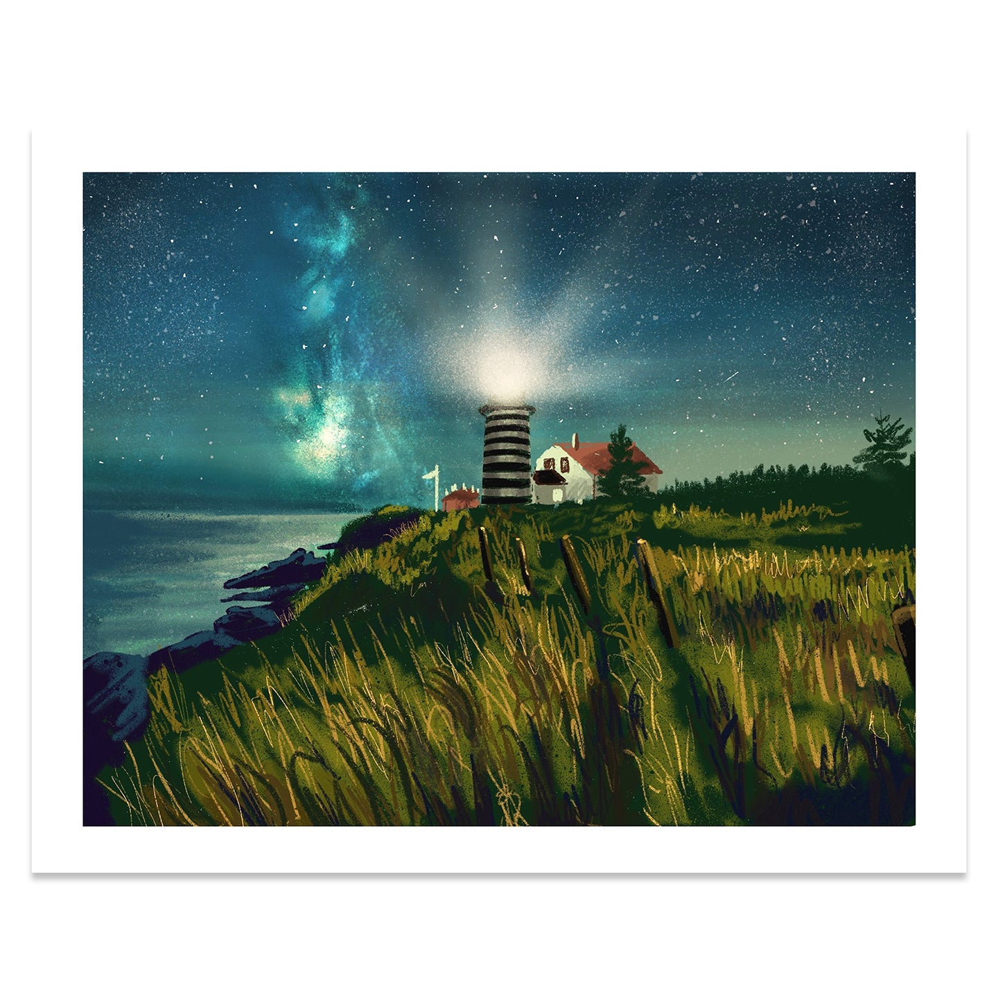 West Quoddy Head Light, Maine Print